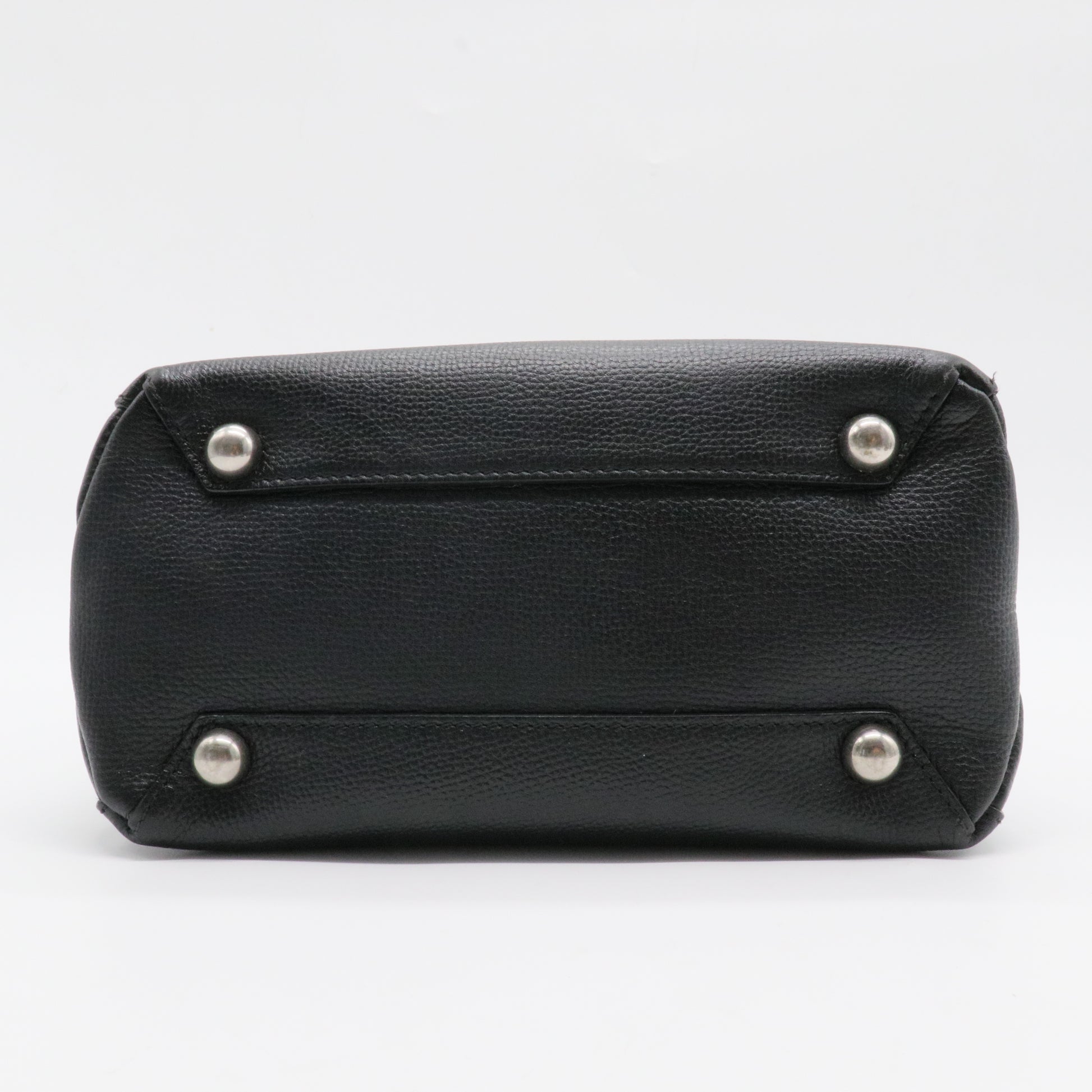 Banner NM Tote Leather with Vintage Check Canvas Small