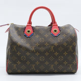 Speedy Handbag Limited Edition Totem Monogram Canvas 30