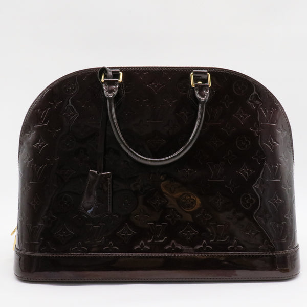 Alma Handbag Monogram Vernis GM