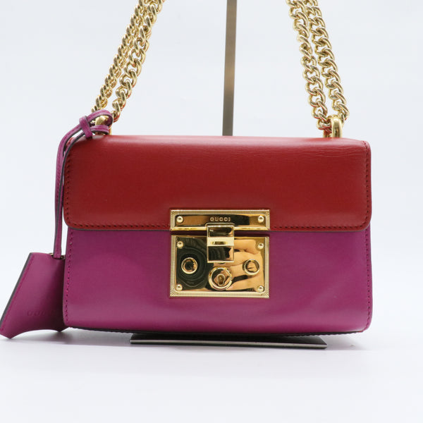 Padlock Shoulder Bag Leather Small