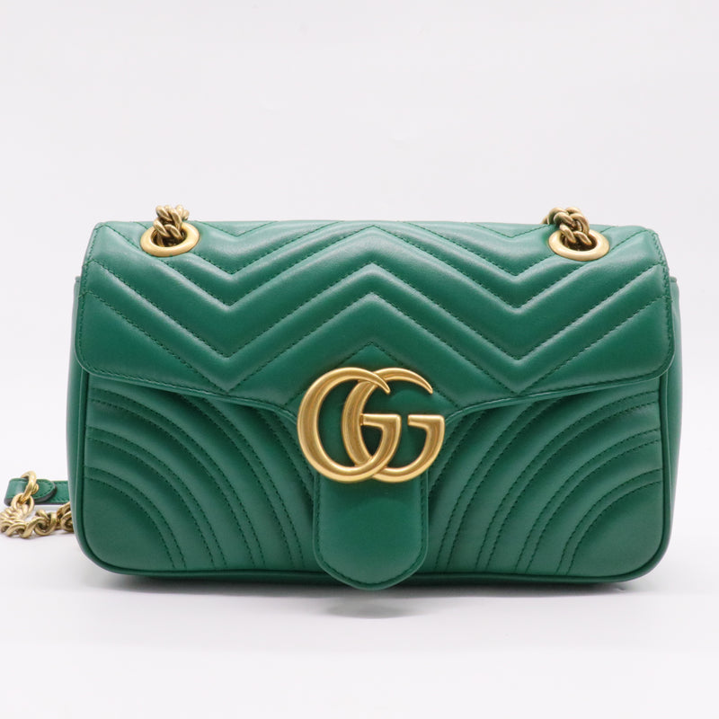 GG Marmont Flap Bag Matelasse Leather Mini