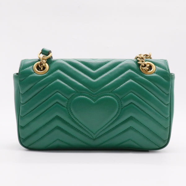 GG Marmont Flap Bag Matelasse Leather Mini