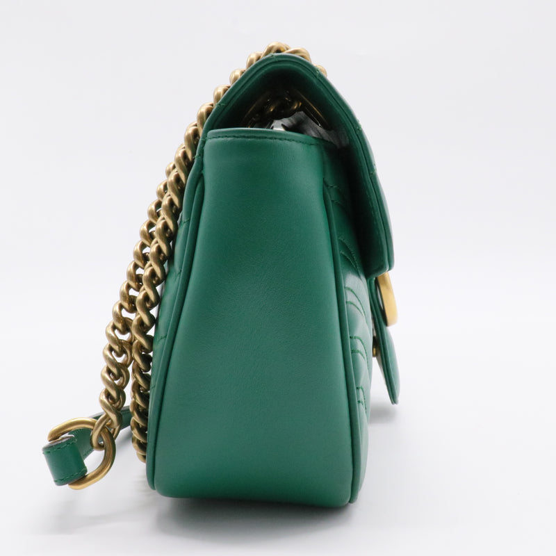 GG Marmont Flap Bag Matelasse Leather Mini