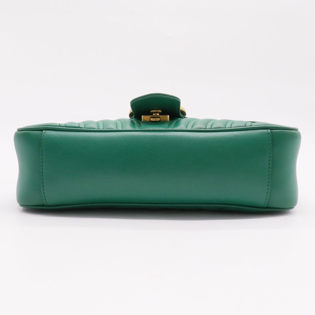 GG Marmont Flap Bag Matelasse Leather Mini