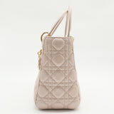 Lady Dior Bag Cannage Quilt Lambskin Medium