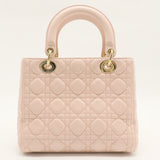 Lady Dior Bag Cannage Quilt Lambskin Medium