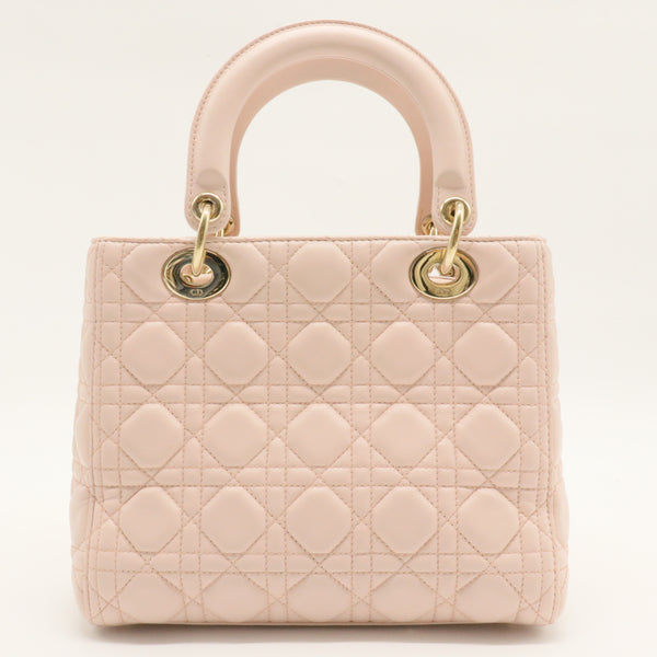 Lady Dior Bag Cannage Quilt Lambskin Medium