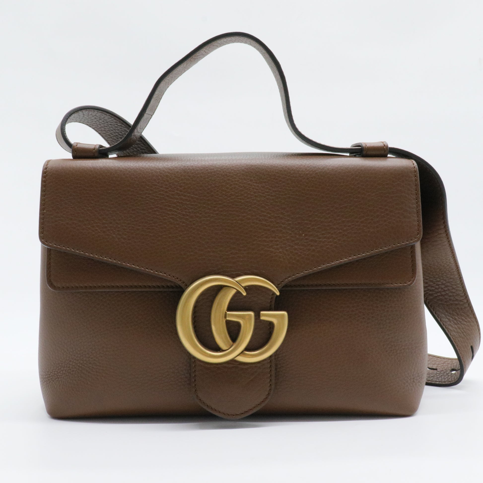 GG Marmont Shoulder Bag Leather Small