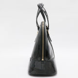 Nice Top Handle Bag Patent Microguccissima Leather Small