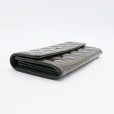 Brilliant CC Trifold Wallet Quilted Patent Long