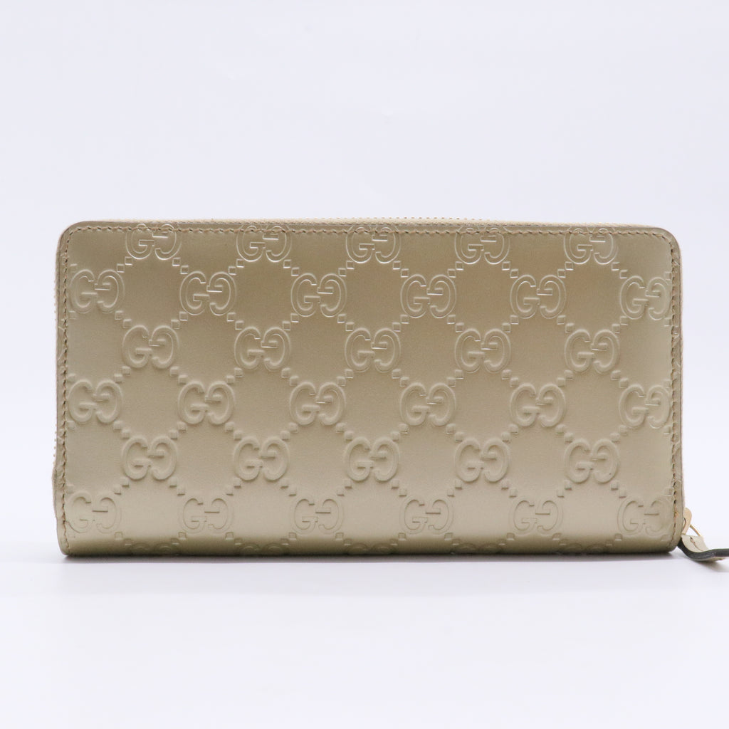 Bow GG Signature Continental Wallet