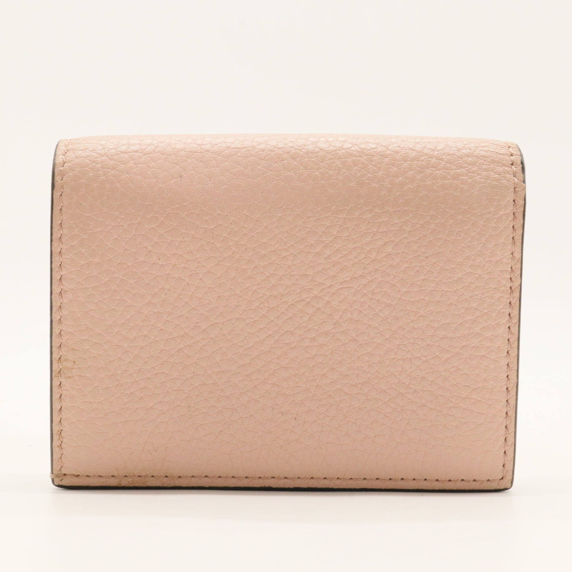 Bee Accent Leather Compact Wallet