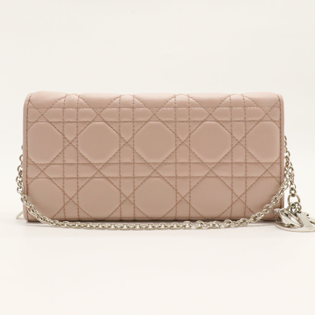 Lady Dior Croisiere Chain Wallet Cannage Quilt Lambskin