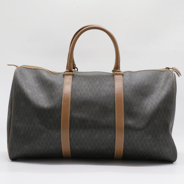 Honeycomb Vintage Canvas Boston Bag