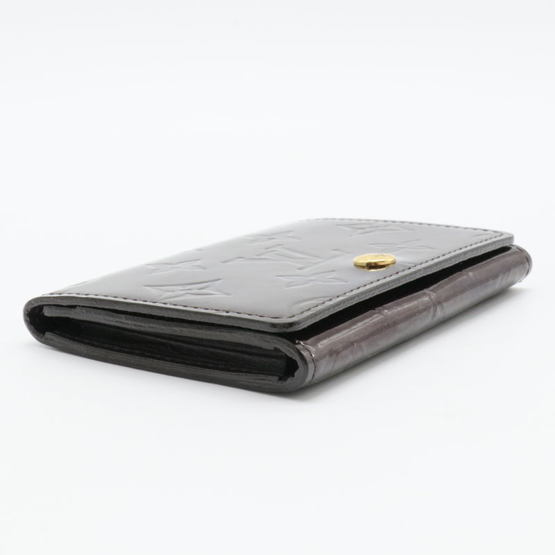 Amarante Monogram Vernis Business Card Holder