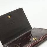 Amarante Monogram Vernis Business Card Holder