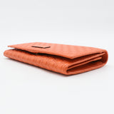 Micro Guccisima Bifold Wallet Leather Orange