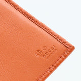 Micro Guccisima Bifold Wallet Leather Orange