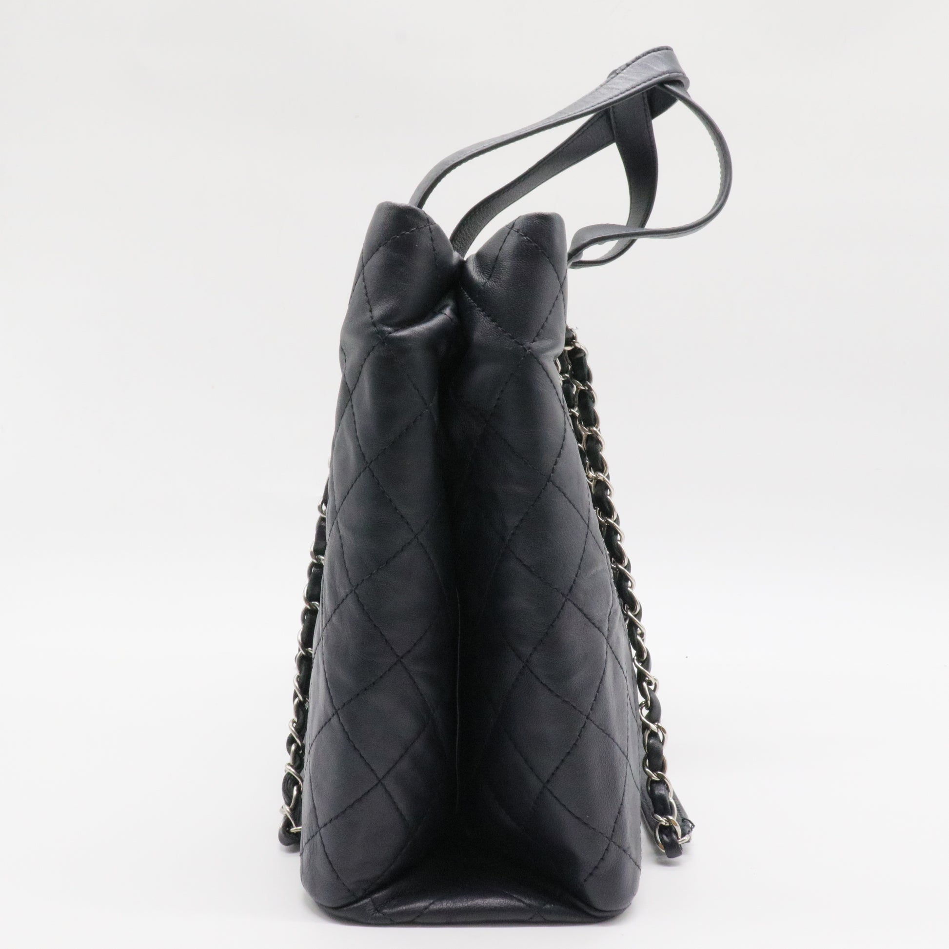Daily Shopping Tote Quilted Lambskin