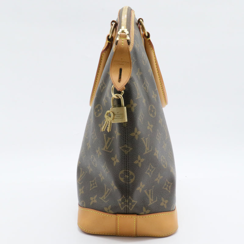 Lockit Handbag Monogram Canvas Vertical