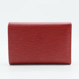 Red Epi Leather Card Holder