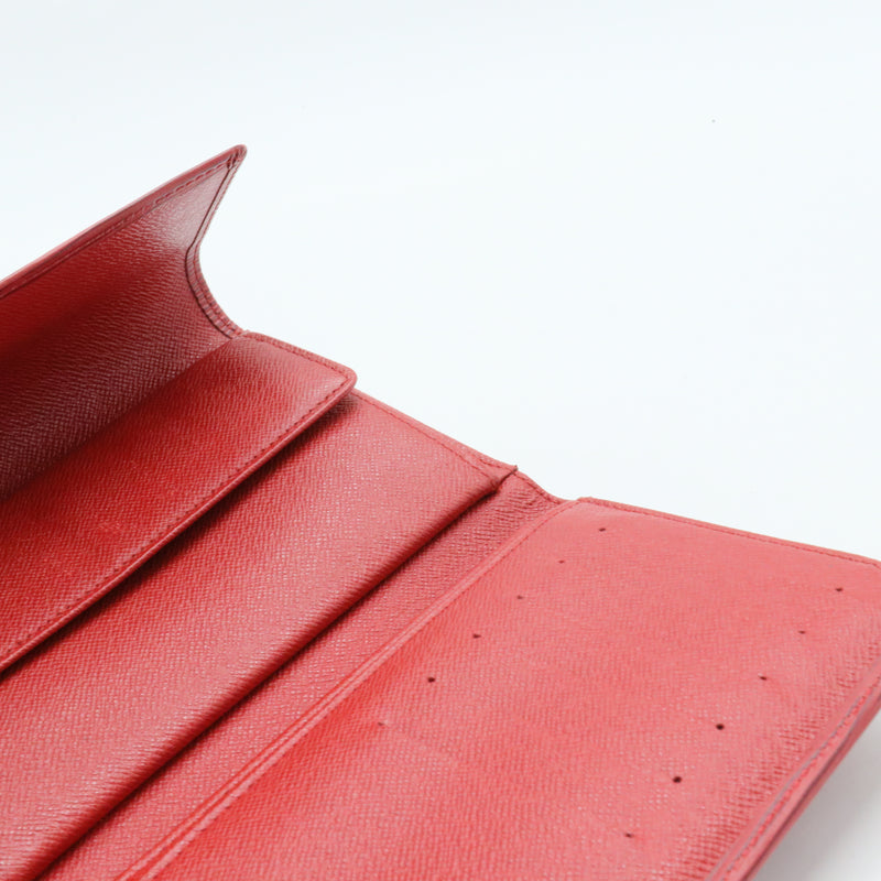 Red Epi Leather Card Holder