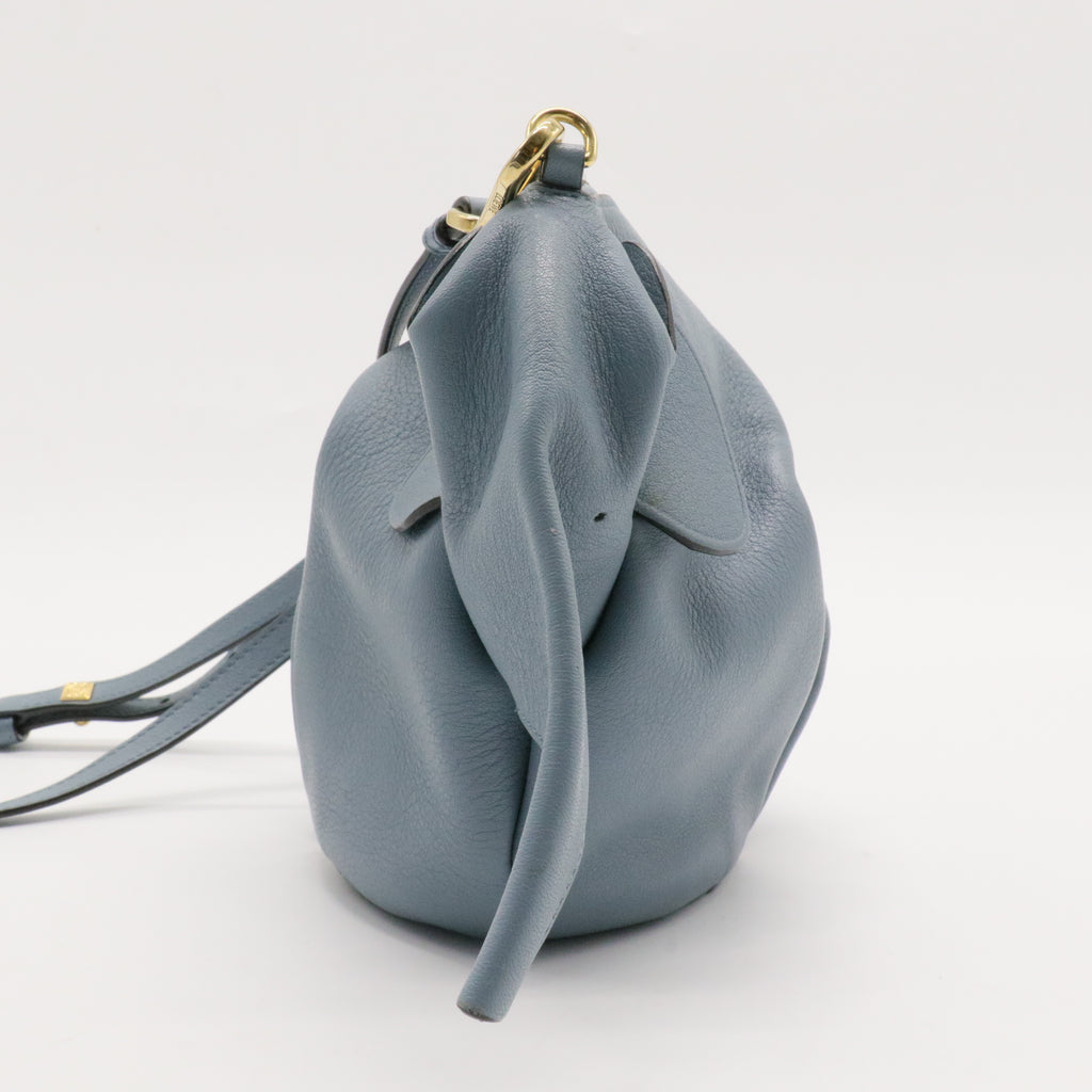 Elephant Crossbody Bag Leather Mini