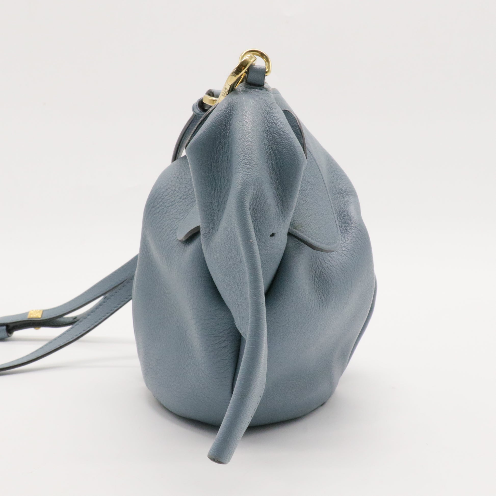 Elephant Crossbody Bag Leather Mini