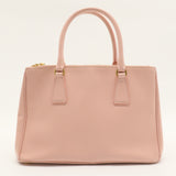 Double Zip Lux Tote Saffiano Leather Small