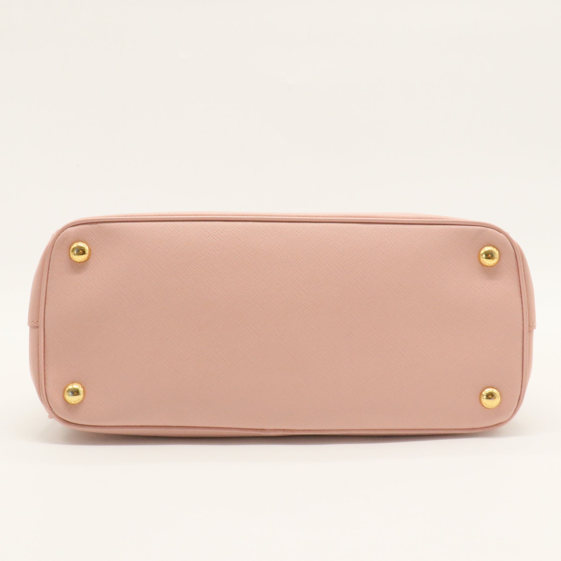 Double Zip Lux Tote Saffiano Leather Small
