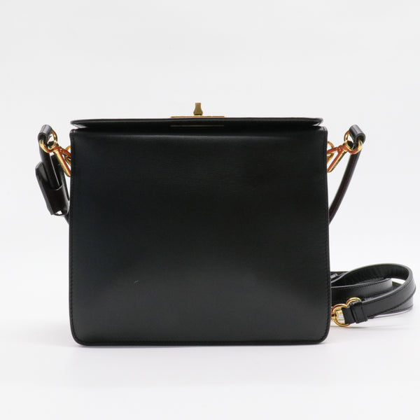 Turnlock Shoulder Bag Saffiano Leather