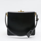 Turnlock Shoulder Bag Saffiano Leather