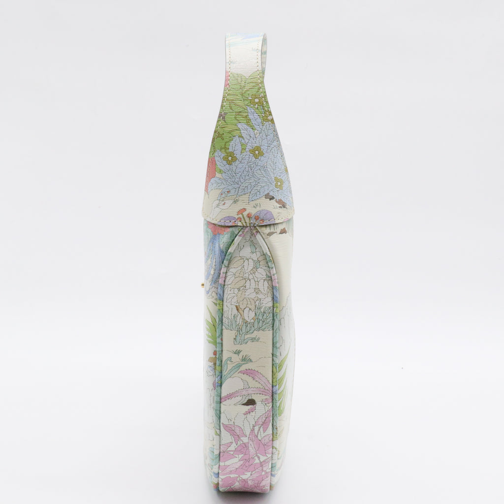 Jackie Original Shoulder Bag Flora Canvas Small