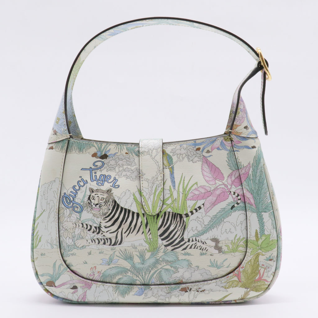 Jackie Original Shoulder Bag Flora Canvas Small