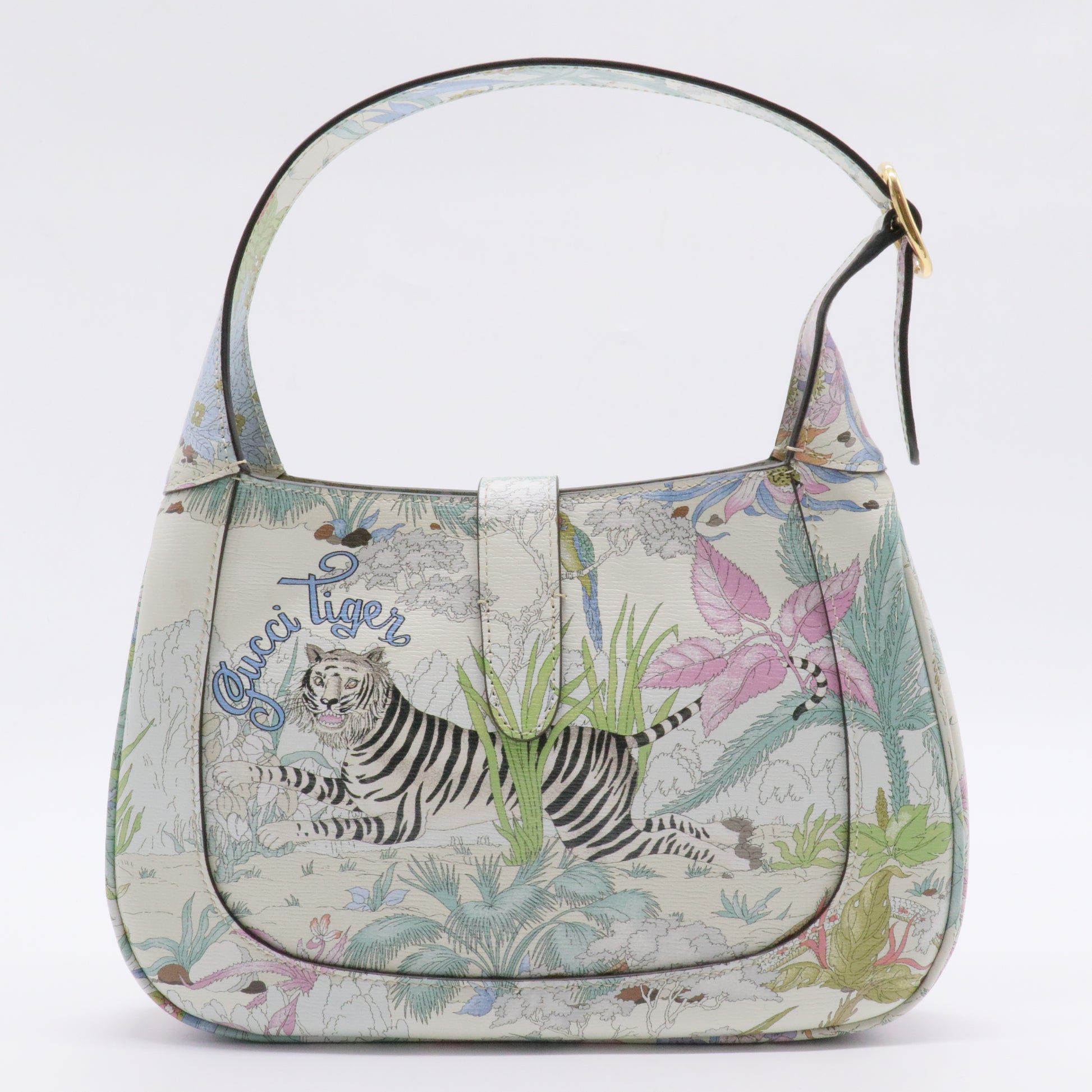 Jackie Original Shoulder Bag Flora Canvas Small