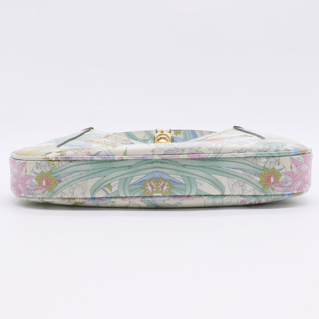 Jackie Original Shoulder Bag Flora Canvas Small