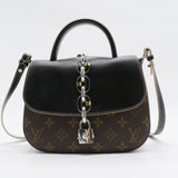 Chain It Handbag Monogram Canvas with Leather PM