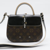 Chain It Handbag Monogram Canvas with Leather PM