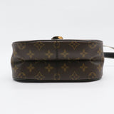 Chain It Handbag Monogram Canvas with Leather PM