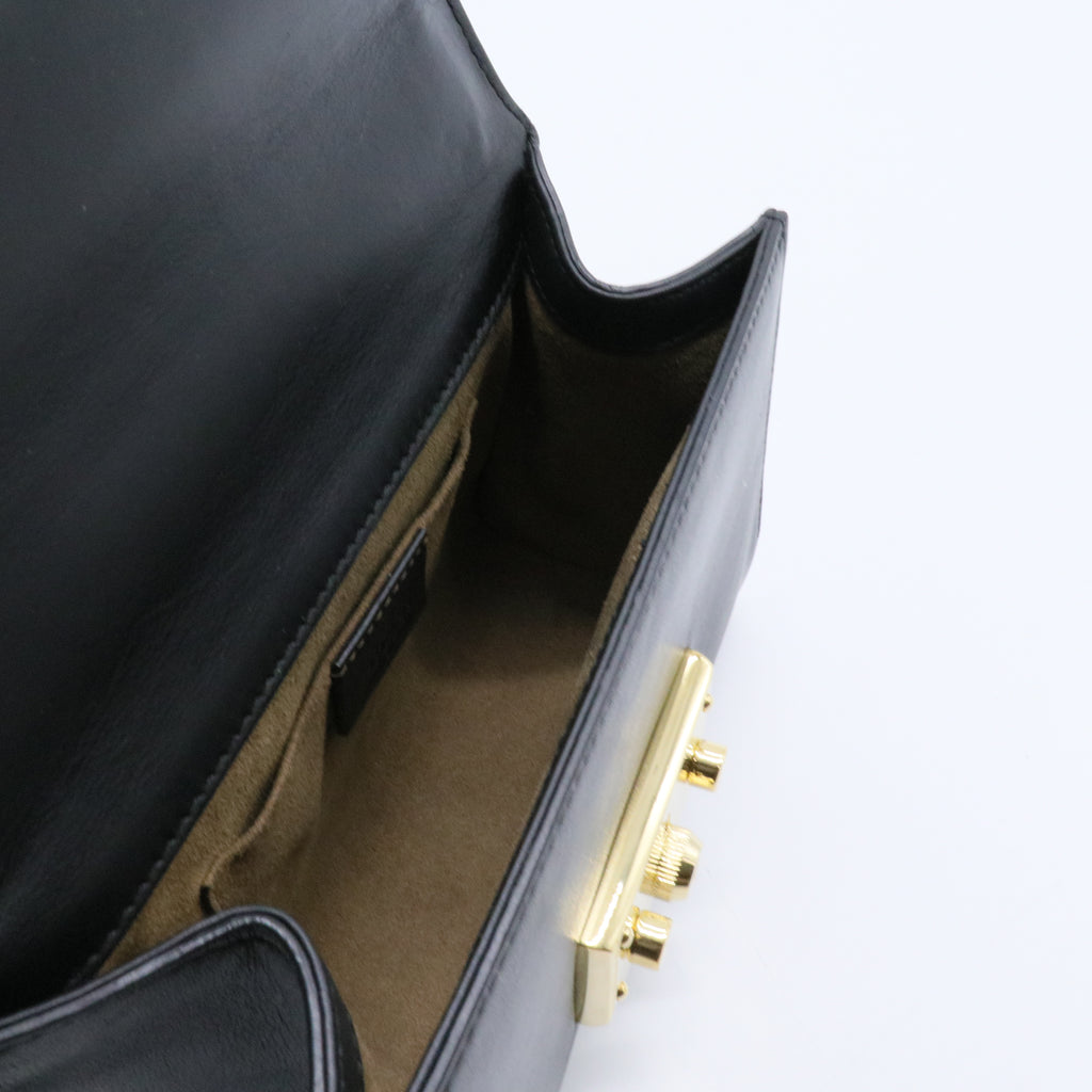 Padlock Shoulder Bag Leather Small