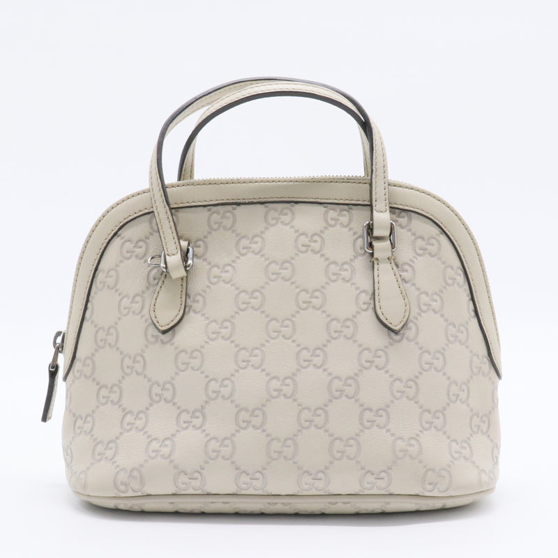 Dome Satchel Microguccissima Leather Mini