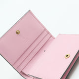 Queen Margaret Flap Card Case Colorblock Leather