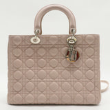 Lady Dior Bag Cannage Quilt Lambskin Large