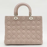 Lady Dior Bag Cannage Quilt Lambskin Large