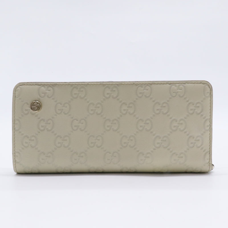 Interlocking G Logo Leather Continental Wallet