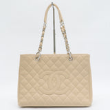 Grand Shopping Tote Quilted Caviar