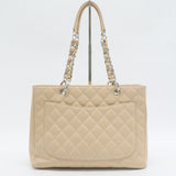 Grand Shopping Tote Quilted Caviar