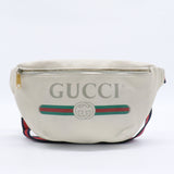 Logo Belt Bag Printed Leather Small