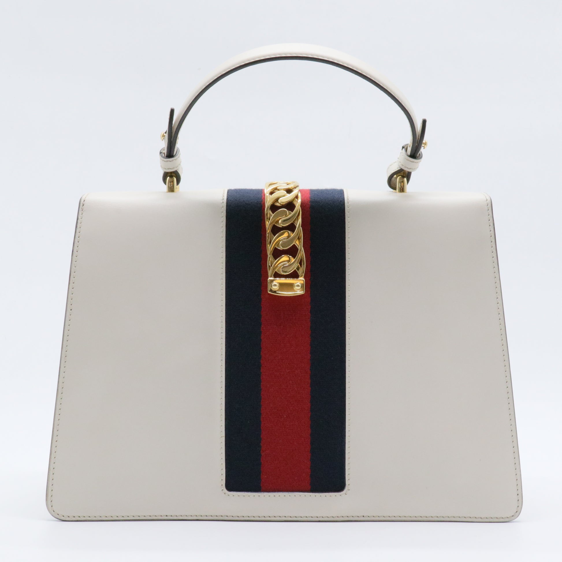 Floral Embroidered Medium Sylvie Top Handle Bag