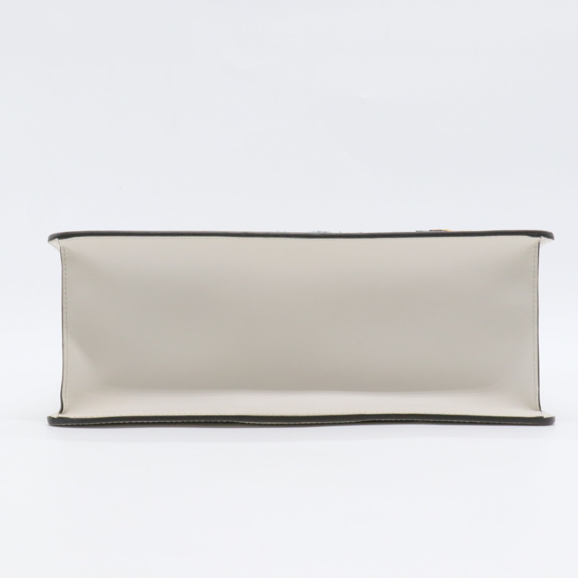 Floral Embroidered Medium Sylvie Top Handle Bag